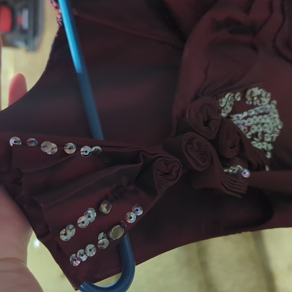 Ladies evening gown nwt With Earings And Bracelette - Picture 15 of 15